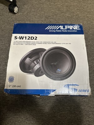 Alpine S-series S-w12d2 12 