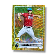 Trevor Rogers 2022 Topps Chrome Gold Wave Refractor 05/50 #15