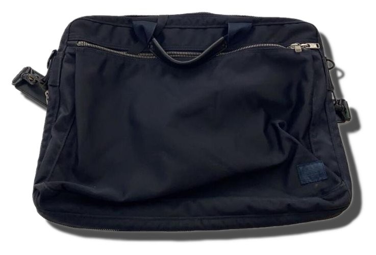 PORTER Briefcase Polyester Navy Authentic Men D:2… - image 1