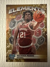 2023-24 Bowman Best University Mackenzie Mgbako Gold Elements Of The Game /50