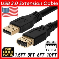 USB 3.0 Extension Cable Type A USB Cord Exten...