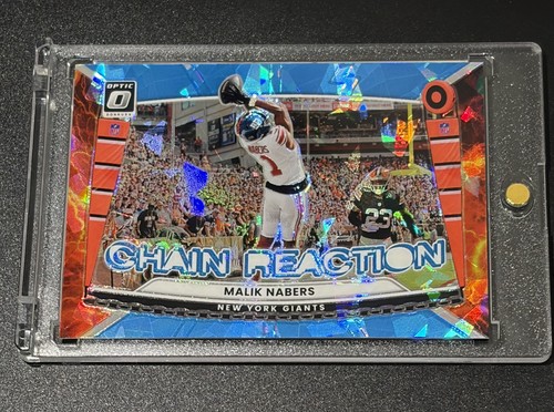 Malik Nabers #2 2025 Panini Donruss Optic Chain Reaction card