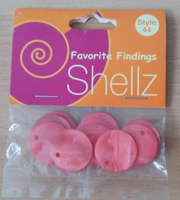 Pailletten Shellz Nr.44 / Pailetten Knöpfe Perlen Aufnähen Basteln Verzieren