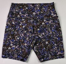Women's Lululemon Align Multicolored Flower Burst Biker Shorts Sz. 6 A23-45