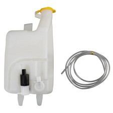 TRQ Windshield Washer Reservoir with Pump Level Sensor Cap Hose Compatible wi...