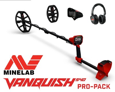 Minelab Vanquish 540 Pro-Pack Metalldetektor mit gratis Vanquish Tragetasche