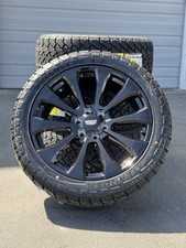 22 Gloss Black Wheels Rims Tires 22x9 6x139.7 Fits Cadillac Escalade 2000-2026