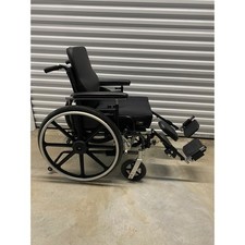 Breezy Ultra Wheelchair 18" Seat w/ Elevating Leg Rests Lightweight Folding
