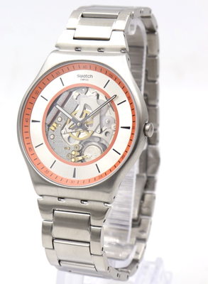 New Swiss Swatch Skin Irony THE ESSENCE OF SPRING Steel Watch