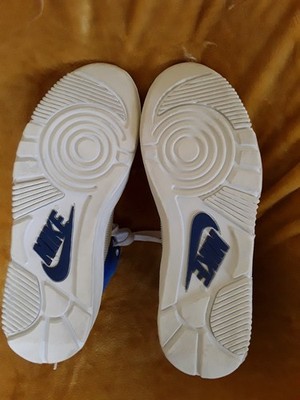 vintage shoes Nike Outbreak High 1987 Sweden Colorway Blue Yellow Korea Vintage