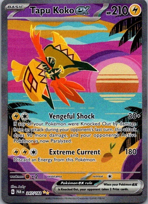 Tapu Koko Ex 247/182 SV04: Paradox Rift for sale | eBay