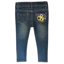 Rocawear Toddler Jeans 2T Dark Wash Straight Leg Logo Pocket Y2K