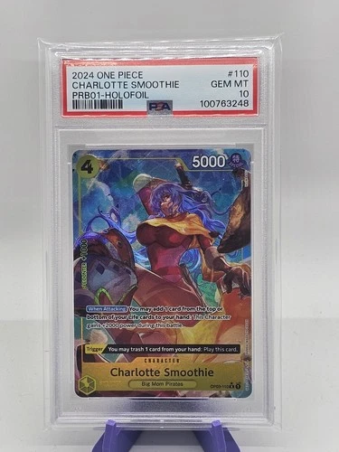 PSA 10 - Charlotte Smoothie OP03-110 FULL ART holofoil English PRB01 110