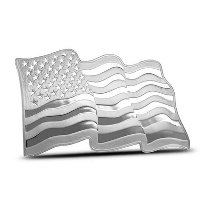 1 oz Sunshine American Flag Silver Bar (Colorized America250 Reverse, Capsule)