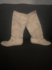 Vintage Light Tan Slouchy Boots Size 6.5