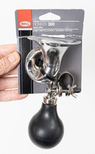 Bell Sports Honker 300 Steel Bugle Horn Silver/Black