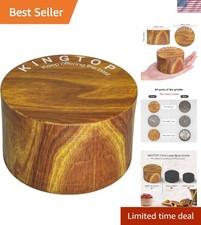 Brand New Grinder - Large 3" Wood Grain Brown