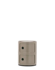 Kartell Componibili, Mobile Contenitore 2 Elementi, Tortora