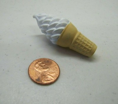 VANILLA ICE CREAM CONE fit American Girl Our Generation 18'' Doll Play Dessert 