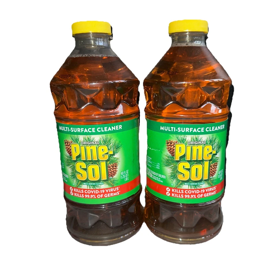 2 Pine Sol Fórmula ORIGINAL con ACEITE DE PINO Limpiador Multi Superficie Ácido Glicólico Foto 2 de 4