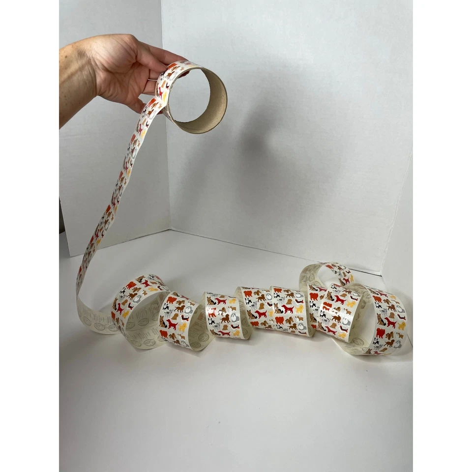 Vintage Sandylion Sticker Roll 55+ Square Sheets Dogs Open Mod - Image 4 of 4