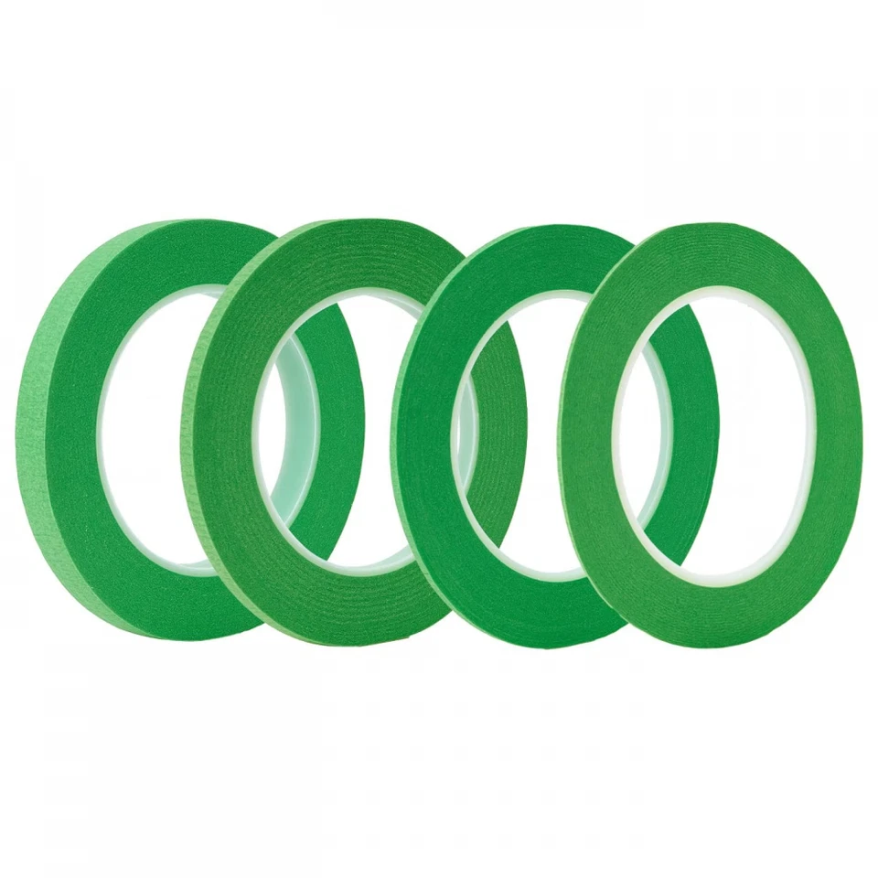 Yellow Blue Green Masking Tape Adhesive Tape Textured Paper Car Paint Decoration - Image 3 of 4