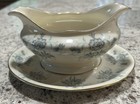 GRAVY/SAUCE BOAT/w/ ATTACHED UNDERPLATE Castleton China CAPRICE -VGUC — photo 2