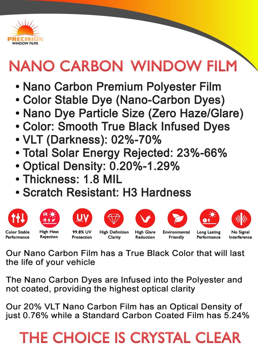 Film Teinté Vitre 3M Color Stable Nano Carbon – Chevrolet S-10 1982-1993 – Coupe Prédécoupée