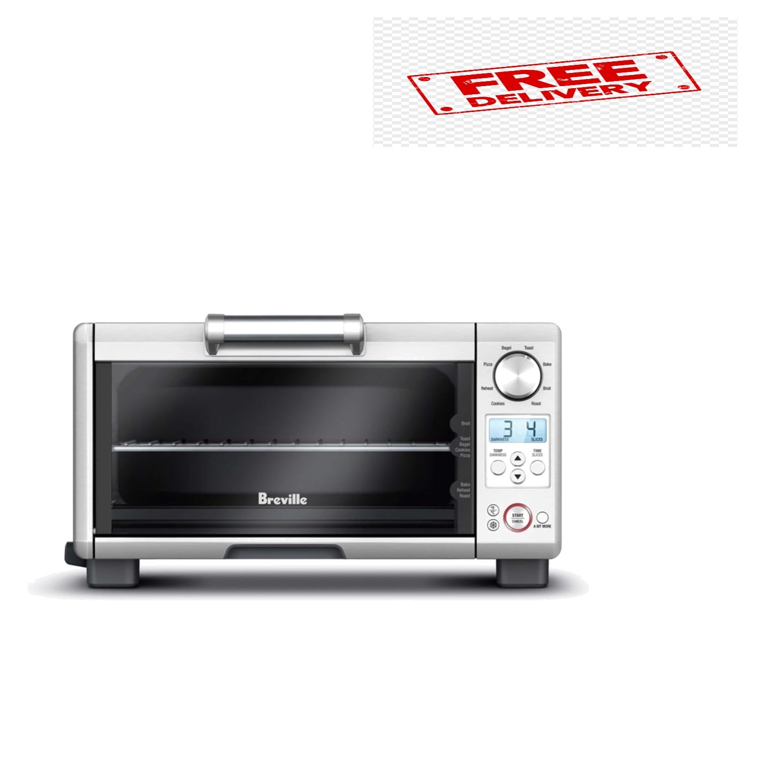 And Toaster Oven, Small, Brushed...