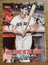 Ted Williams - 2022 Topps Welcome to the Show - Red Sox - #WTTS-32 - Insert