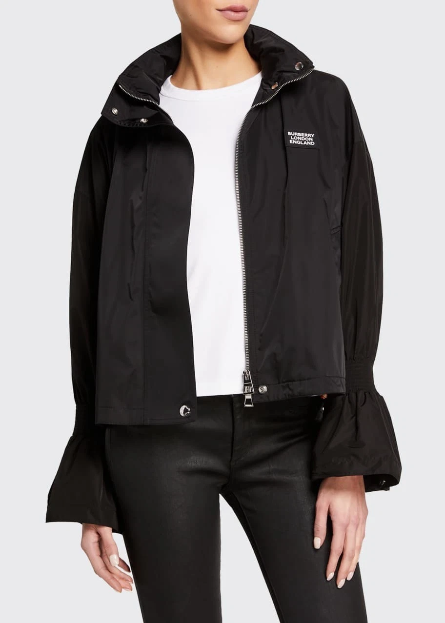 Burberry — Burberry Women's Trendy Jacket - Black, Size US 6 UK 8 IT 40