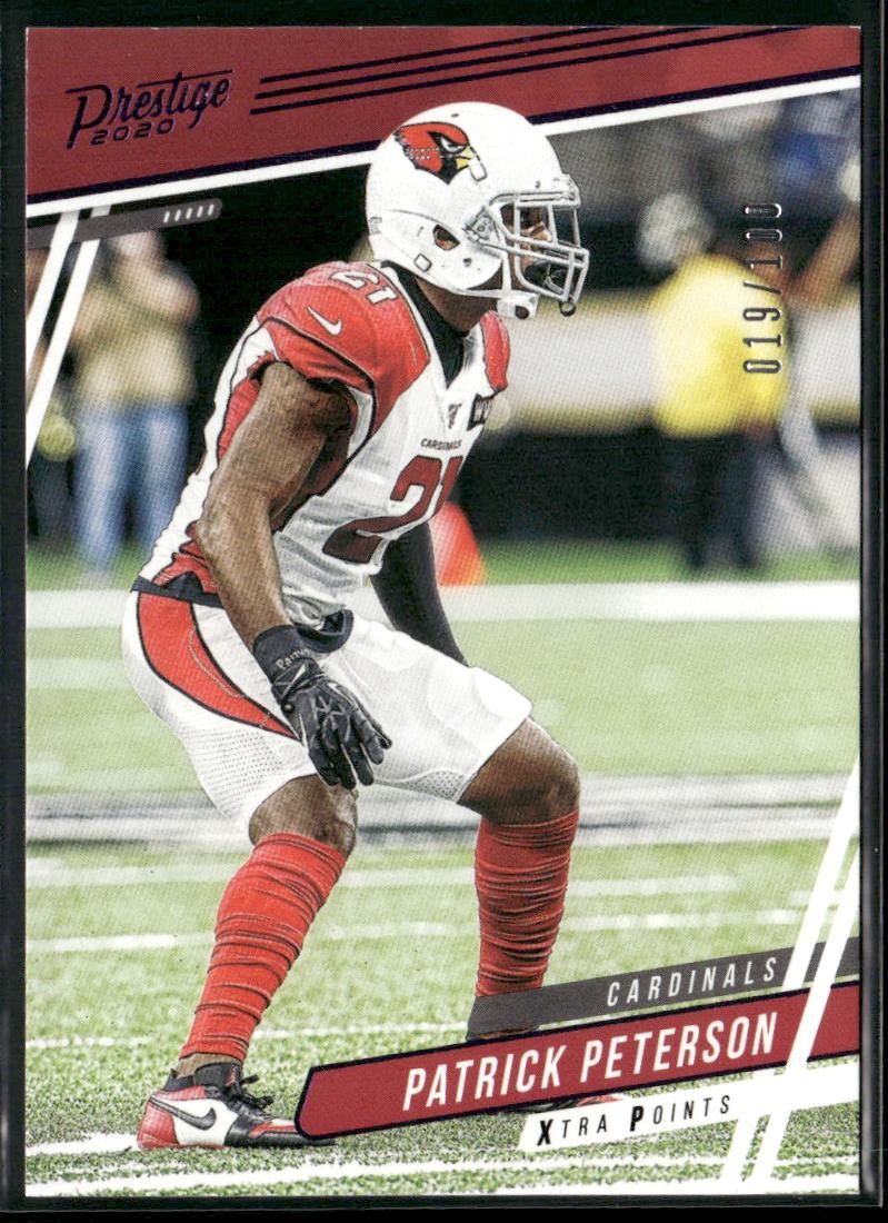 2020 Panini Prestige Patrick Peterson #46 Xtra Points Purple /100 Cardinals
