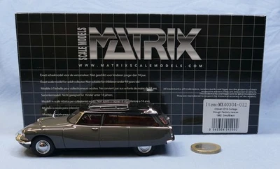 Matrix Scale Models 1/43 réf MX40304-012 : Citroën ID19 Corbillard Usine Hearse - Photo 1/4