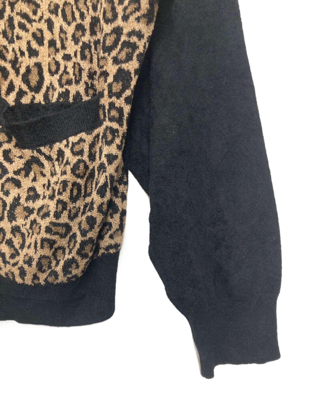 flagstuff L/S LEOPARD SWEATER/Leopard sweater Siz… - image 5