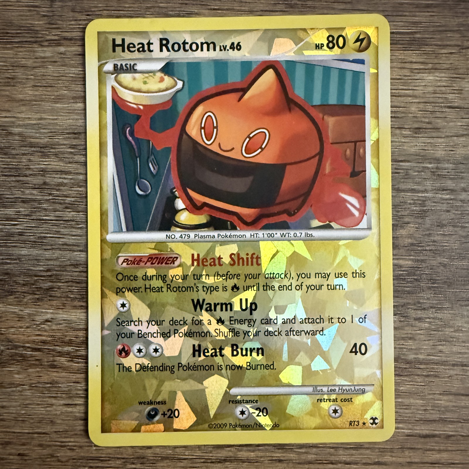 Heat Rotom RT3/6 Rising Rivals Reverse Holo
