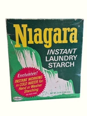 Niagara Instant Laundry Starch 24 Oz Large Economy Size For Hand/Washing Machine