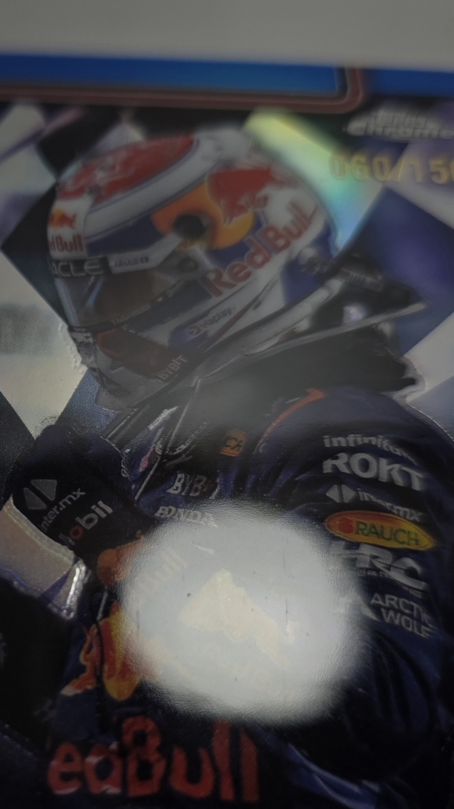 2025 Topps Chrome Blue F1 Max Verstappen #94 /150 view 15