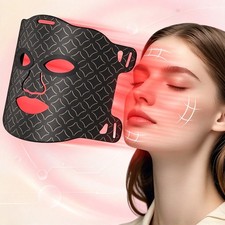 Red Light Therapy Mask for Face, Black  LED Face Mask Light Therapy, 3 Modes  o