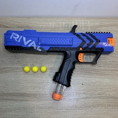 Nerf Rival Apollo Gun - X-V-700 - blau + 3 x Schaumstoffkugeln