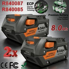 2 PACK For Ridgid 18V R840086 8.0Ah Lithium-ion Battery 18 Volt R840087 R840083