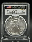 2023-W 1oz American Silver Eagle SP 70 FDOI PCGS Damstra Signed *SC