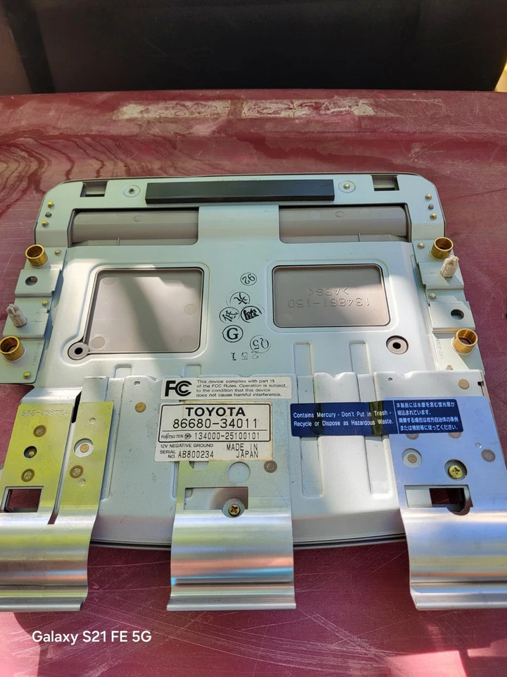 2001-2007 TOYOTA SEQUOIA REAR TV ENTERTAINMENT SYSTEM - Image 3 of 4