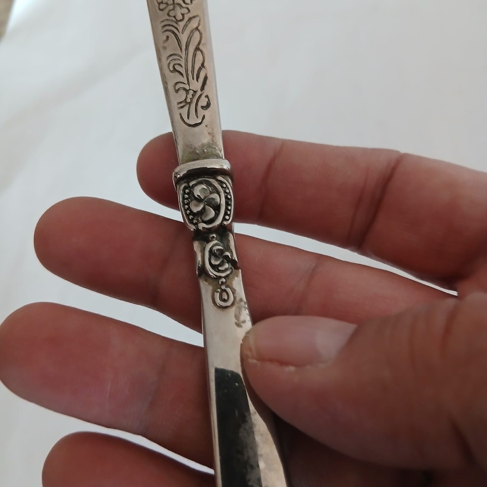 Table Swepper Vintage Silver Plated Table Crumb Brush Sweeper Dining Tableware Decor ...