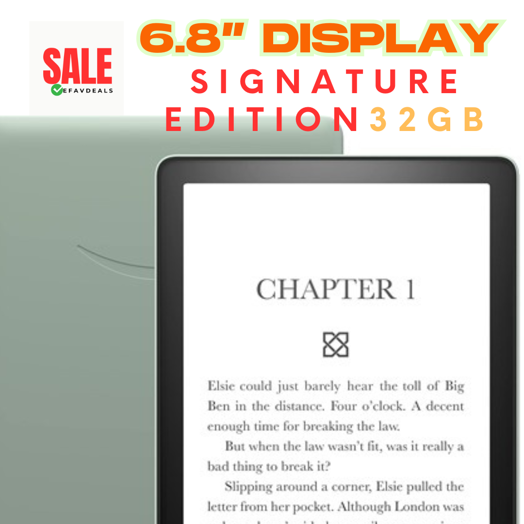 Kindle 32GB  Signature Edition  2021 Release The lightest W/ 6.8