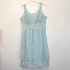 Vintage Fairy Babydoll Midi Slip Dress Large Coquette Ethereal Feminine Romantic