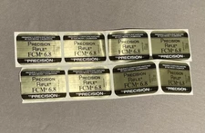 Precision Golf Rifle 6.8 X-Stiff Shaft Labels Brand New VERY RARE! 8-PACK