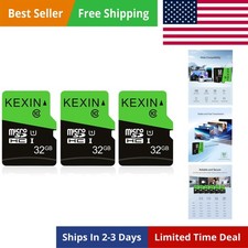 3 Pack 32GB Micro SD Card Memory Card MicroSDHC UHS-I Memory Cards Class 10 H...