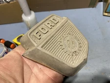 1957 Ford Truck Hood Emblem Ornament Rare Vintage Metal F-Series Lightning Bolt