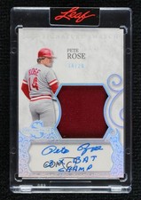 2025 Leaf Spectacular Signature Swatch Silver Holo 16/20 Pete Rose Auto k4s