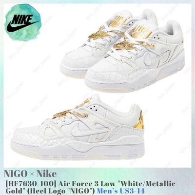NIGO × Nike Air Force 3 Low Heel Logo NIGO HF7630-100 Men's US3-14